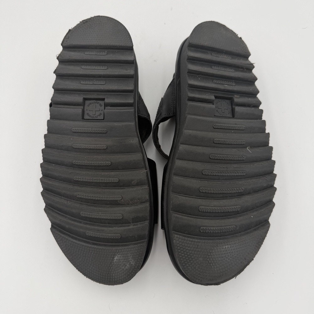 Dr. Martens Voss Black Chunky Platform Sandals Grunge Goth Alt Edgy 10 - Picture 10 of 10